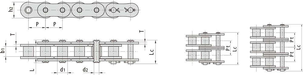 高強(qiáng)度短節(jié)距滾子鏈